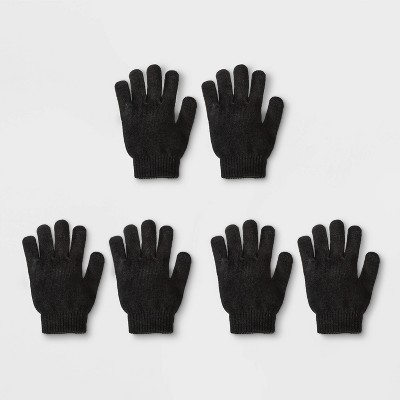 womens gloves black