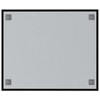 vidaXL Wall-mounted Magnetic Board Black 23.6"x19.7" Tempered Glass - 4 of 4