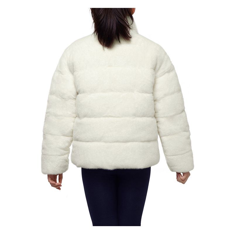 Rokka&Rolla Girls' Fleece Coat Faux Fur Puffer Jacket, 6 of 12