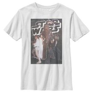 Boy's Star Wars Classic Movie Scene Poster T-Shirt - 1 of 4