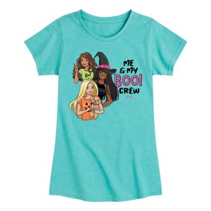 Girls' - Barbie - Me and My Boo Crew Fitted Short Sleeve Graphic T-Shirt - 1 of 4