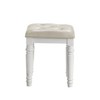 New Classic Furniture, Valentino Vanity Table Stool-White - 3 of 4