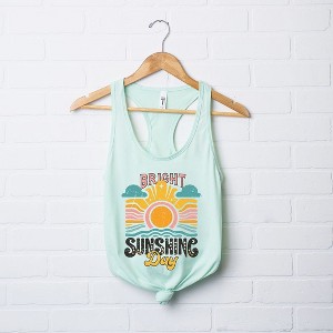 Simply Sage Market Women's Bright Sunshine Day Short Sleeve Racerback Tank - 1 of 2