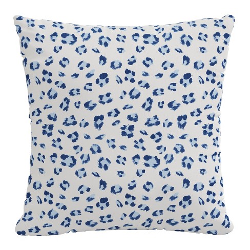 Blue cheetah pillow new arrivals