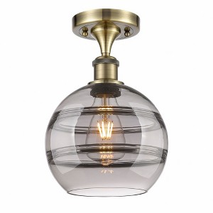 Rochester - 1 Light Semi-Flush Mount In Industrial Style-11.13 Inches Tall and 8 Inches Wide - 1 of 1