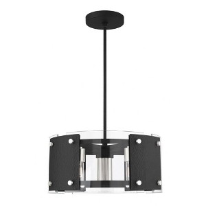 Livex Lighting Barcelona 6 - Light Pendant in  Black/Brushed Nickel - 1 of 4