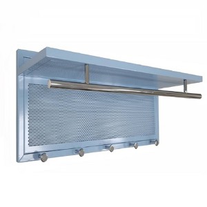 FONTOI Storage Shelf Wall Mounted with Hook, Bar Hanger and Shelf for Home Bathroom Living Room - 1 of 4