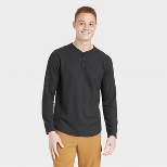 Men's Waffle-Knit Henley Athletic Top - All in Motion™