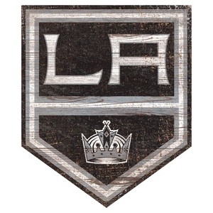 NHL Los Angeles Kings Distressed Logo Cutout Sign - 1 of 1