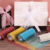Unique Bargains Sheer Nylon Glitters Wave Mesh Decorative Ribbon Trim 6 Inch 10 Yards - 4 of 4
