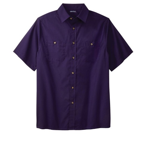 KingSize Men's Big & Tall Short-Sleeve Pocket Sport Shirt