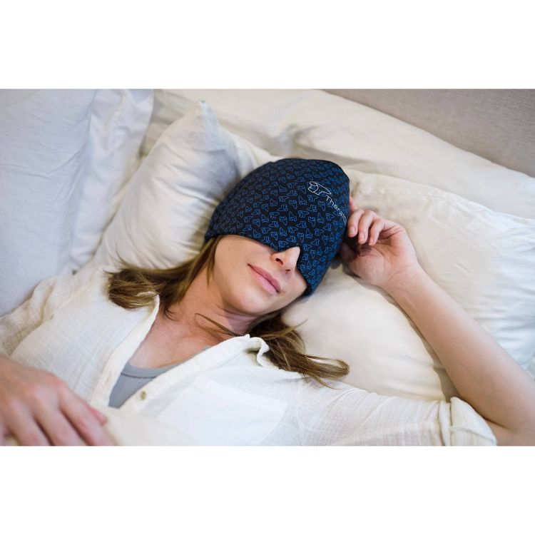 TheraICE Headache Hat Soothing Migraine Relief Cap: Spandex, Nylon, Ice and Heat Packs, 6 of 8