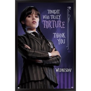Trends International Wednesday - Torture Framed Wall Poster Prints - 1 of 4