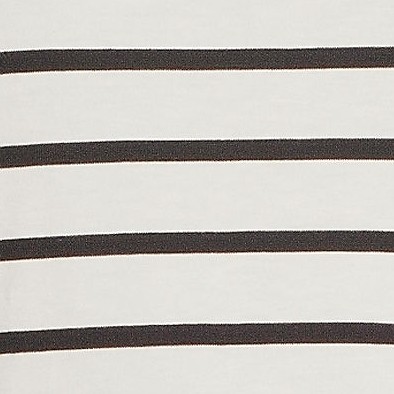 ivory/black breton stripe