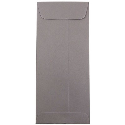 JAM Paper #10 Policy Business Envelopes 4.125 x 9.5 Dark Grey 36396445