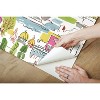 RoomMates Arrondissement Peel and Stick Wallpaper Green: Removable Vinyl, Self-Adhesive, Smooth Finish, 28 Sq Ft Coverage - 3 of 4