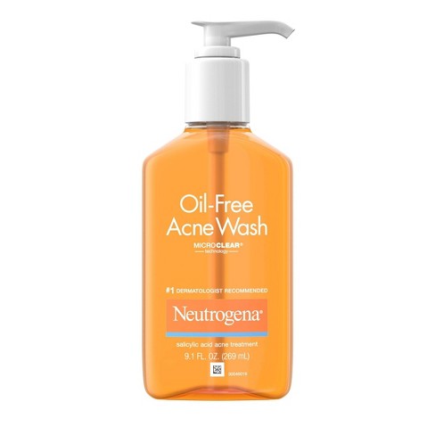 Neutrogena Oil-Free Salicylic Acid Acne Fighting Face Wash - 9.1 fl oz - image 1 of 4