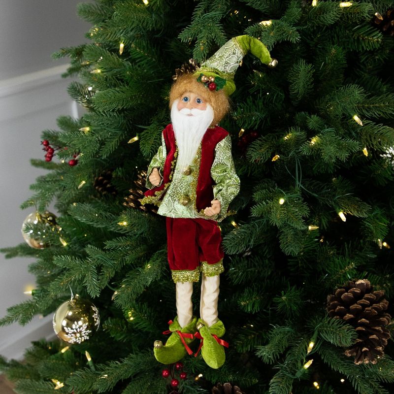 Northlight Poseable Whimsical Elf Christmas Figurine - 18", 2 of 6