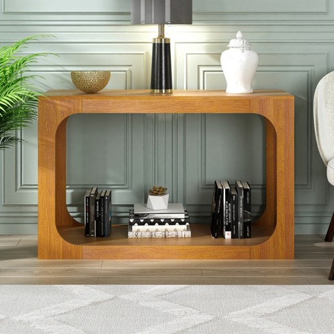 Doyle 47.0 In. Rectangular Engineer Wood Console Table : Target