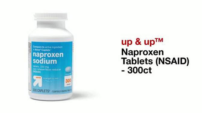 Naproxen Tablets (NSAID) - 300ct - up &#38; up&#8482;, 2 of 5, play video