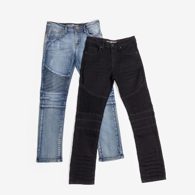 1001-jet black/light blue