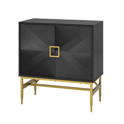 Eli 34'' Tall 2 - Door Modern Accent Cabinet | ARTFUL LIVING DESIGN