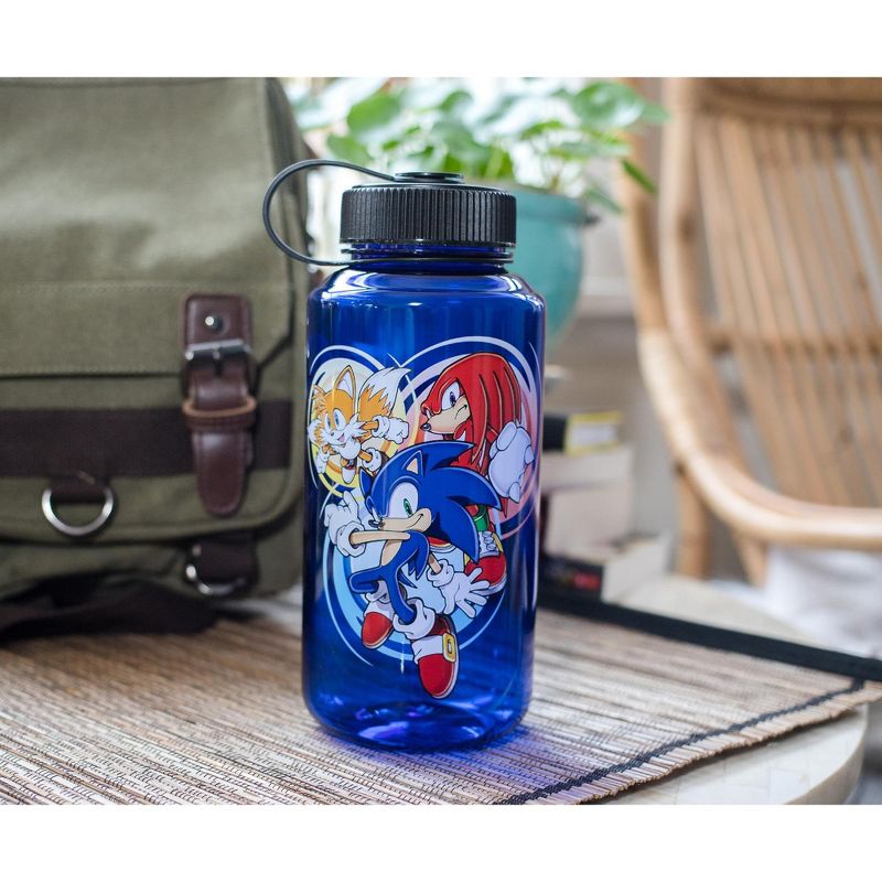 Just Funky Sonic The Hedgehog Character Plastic Water Bottle | Holds 32 Ounces, 3 of 7