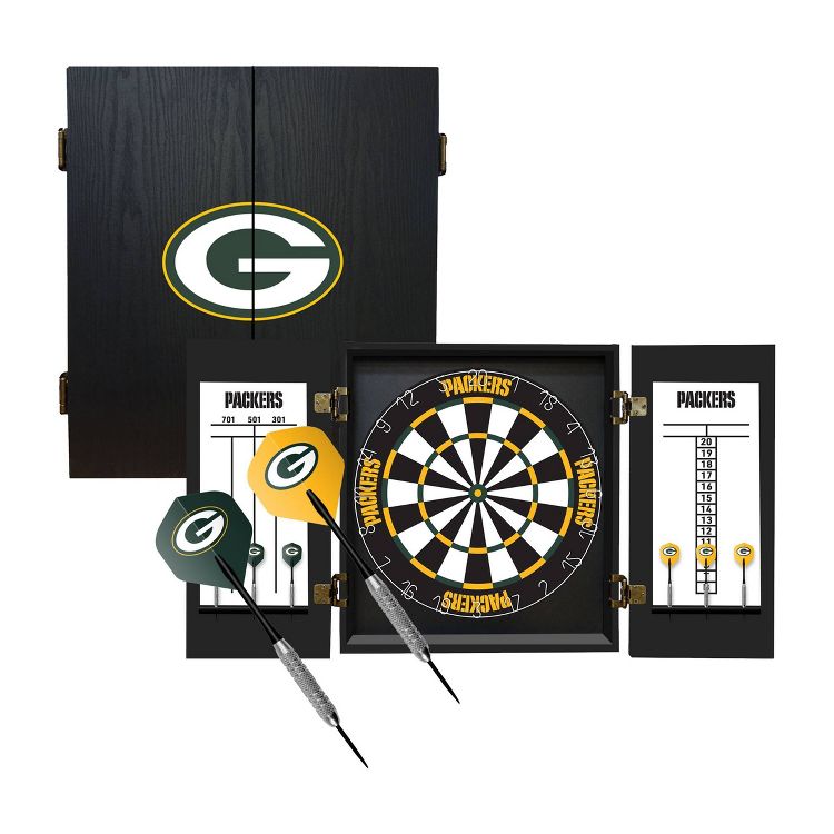 NFL Green Bay Packers Fan's Choice Dartboard Set, 1 of 8