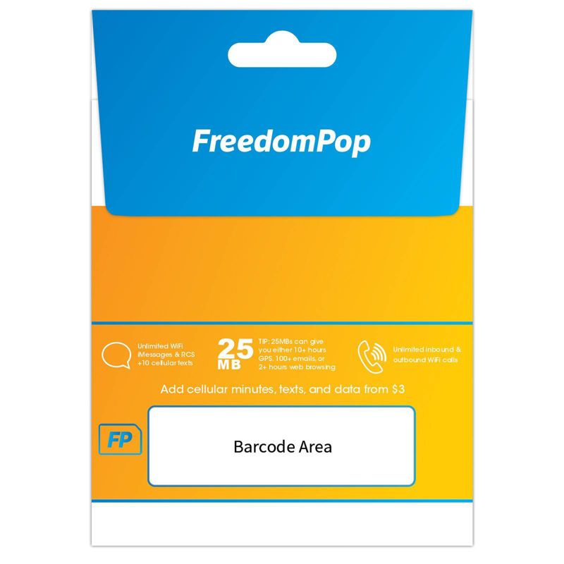 FreedomPop Voice SIM Kit Starter Kit, 2 of 6