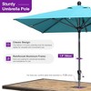 PURPLE LEAF Patio Umbrella Outdoor Table Umbrella Aluminum Frame Market Umbrella Sun Umbrella with 8 Sturdy Ribs - 3 of 4