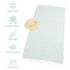 American Soft Linen 4 Piece Turkish Peshtemal Beach Towel Set, Light Weight Peshtemal Beach Pool Towels - 4 of 4