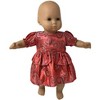 Doll Clothes Superstore Handmade Salmon Party Dress Fits 14-15 Inch Baby Dolls - 2 of 4