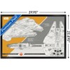 Trends International 24X36 Star Wars: The Last Jedi - Millennium Falcon Framed Wall Poster Prints - 3 of 4