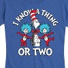 Women's - Dr. Seuss - Cat In the Hat I Know A Thing Or Two Short Sleeve Graphic T-Shirt - 2 of 4