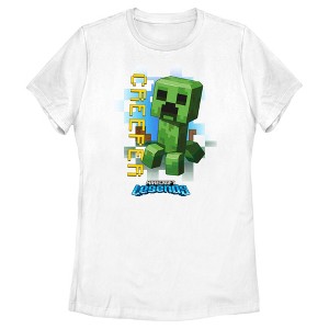 Women's Minecraft Legends Creeper T-Shirt - 1 of 4