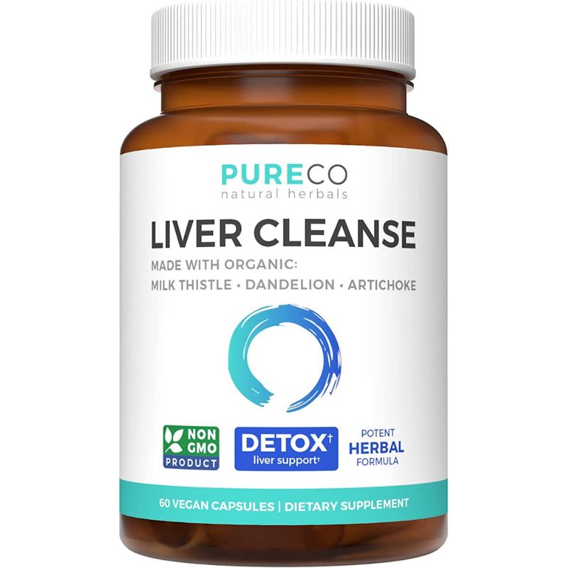 Pure Co Organic Liver Cleanse Capsules, 60 ct, 1 of 5