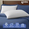 Memory Foam Pillow 4-Pack Breathable Adjustable Firm Pillow w/ Shredded Memory Foam Fill Supportive Pillows for Back & Side Sleepers w/ Washable Cover - 4 of 4
