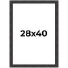 PosterPalooza | Traditional Black Picture Frame - UV Acrylic, Foam Board Backing, Hanging Hardware - 2 of 4