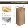 Sapphtopaz Bathroom Cabinet with Float Mounting Design,Bathroom Storage Cabinet with Soft Close Doors,Over The Toilet Storage Cabinet - 4 of 4
