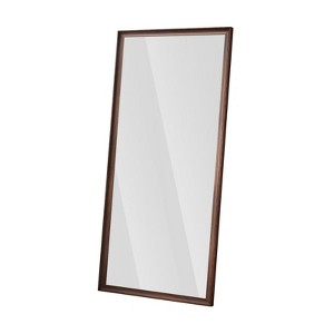 SEVOBAL Bathroom Vanity Mirrors Full Length Floor Mirror Elegant Durable Creates Spacious Feel Protective Film Layer, Brown, 70.86"*31.5"*1.38" - 1 of 4