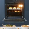 24" Stainless Steel Built-In Electric Oven, Convection Oven 3-Layer Insulated Glass Door ,Touch Control and  - 240V 3000W Power for Fast Cooking - 4 of 4