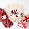 Simply Sage Market Women's Jolly Plaid Short Sleeve Graphic Tee - 3 of 4