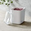 iDesign Medium Canister with Removable Pour Cap - Set of 4 - White - 3 of 4