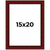 PosterPalooza | Weathered Red Picture Frame - UV Acrylic, Foam Board Backing, Hanging Hardware - 2 of 4
