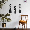 Sussexhome Blumen 3 Piece Vase Metal Wall Art - 3 of 4
