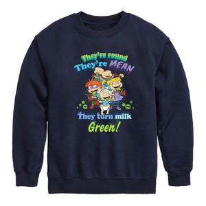 Boys' - Rugrats - Reptar Bar Graphic Long Sleeve Fleece Sweatshirt - 1 of 4