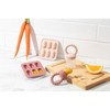 Silicone Baby Fruit Feeders with Freezer Tray for Batch Prep, Set of 2 – Safe & Convenient, Includes Extra Pouches & Travel Lids, Dishwasher Safe - 3 of 4