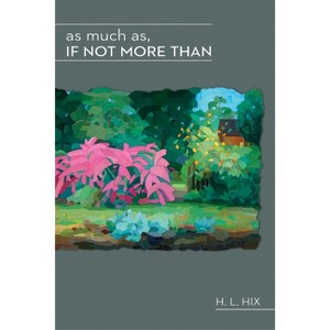 As Much As, If Not More Than - by  H L Hix (Paperback) - 1 of 1