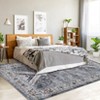 Washable Rugs Area Rug Bohemian Printed Carpet Boho Distressed Rug Low Pile Non-Slip Living Room Rug for Bedroom Office - 2 of 4