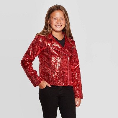 target girls sequin jacket